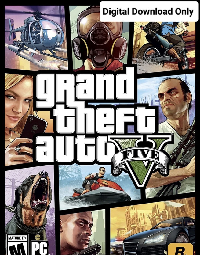 GTA V PC GAMES (Offline Mode) Complete Edition(Code in the Box - for PC)