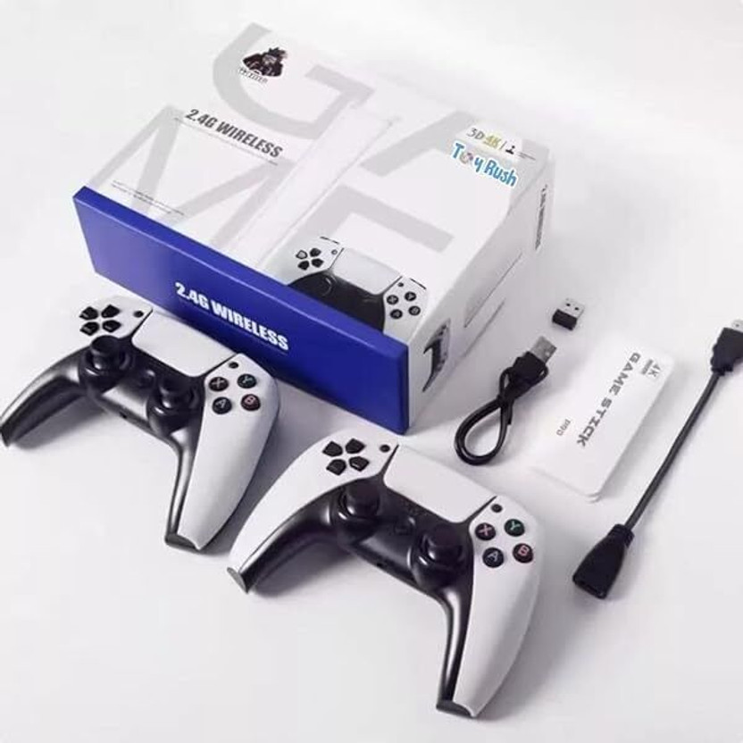 GameStick 2.4G Wireless Controller 4K HD Console Built-in 10k+ Retro Games AX13 Bundle Edition(Code in the Box - for PC)