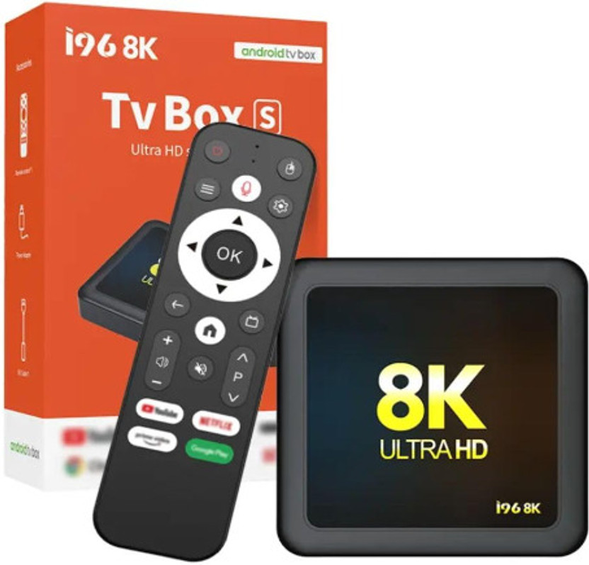 8K Ultra HD Android TV Box – Fast Streaming with Voice Remote Academy Edition with Expansion Pack Only(Code in the Box - for Switch)