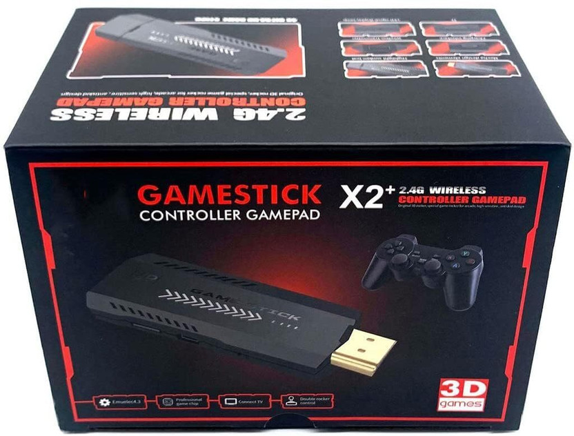 3D Game Stick Console with Dual Wireless Game Controllers Limited Edition(Code in the Box - for PC)