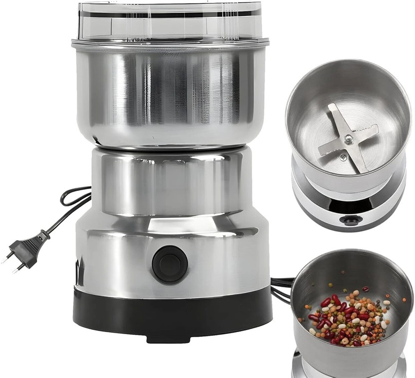 BHAVRUTT Mixer Grinder Grinder Nima Blender Miksi Grinder Baby Food Coffee Grinder 5 Cups Coffee Maker(Silver)