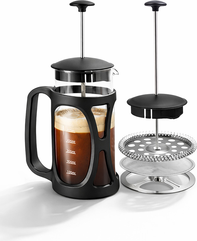 WONDERCHEF French Press Personal Coffee Maker(Black)