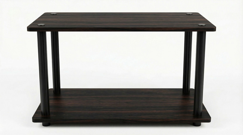 Malbro Stylish Tea Table | Budget-Friendly Center Table for Home & Office Spaces Engineered Wood Coffee Table(Finish Color - BLACK, DIY(Do-It-Yourself))