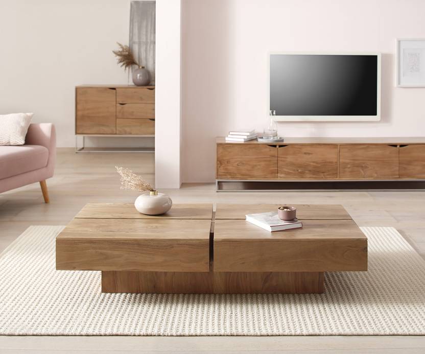wellgood Solid Wood Coffee Table Price in India Buy wellgood Solid