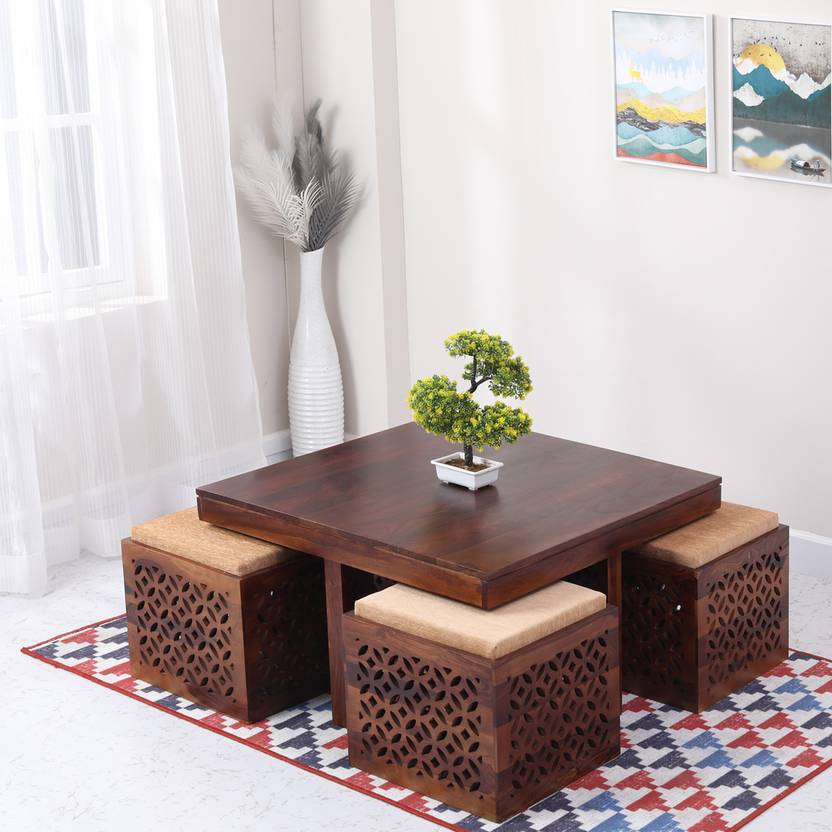 Flipkart Perfect Homes Solid Wood Coffee Table Price in India Buy Flipkart Perfect Homes Solid