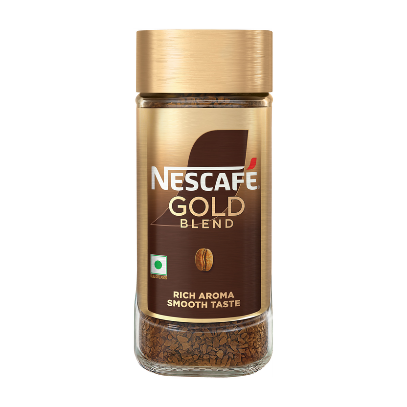 Nescafe Gold Rich and Smooth Coffee Powder Glass Jar Instant Coffee(100 g)
