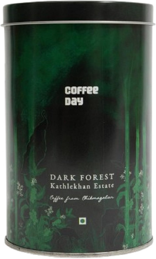 Café Coffee Day Dark Forest Coffee Tins Roast & Ground Coffee | 200 grams Roast & Ground Coffee(200 g)
