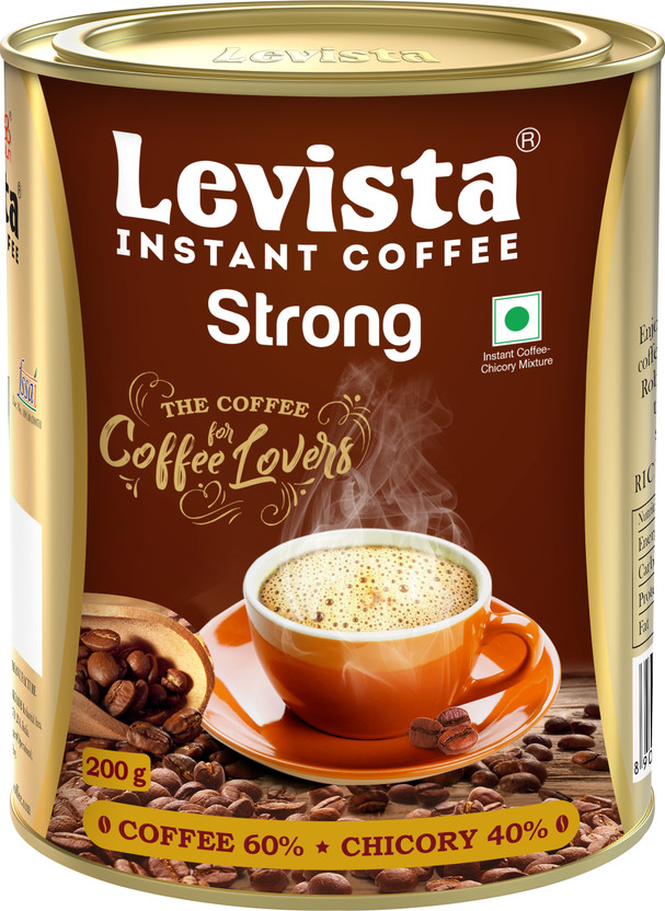 Levista Strong Chocory Mix 60:40 Instant Coffee(200 g, Chicory Flavoured)