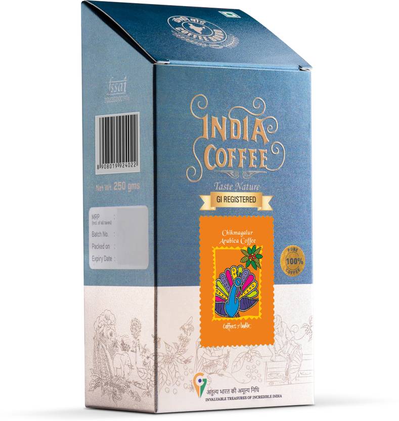 COFFEE BOARD INDIA COFFEE A Premium GI Registered Chikmagalur Arabica coffee-board-india-coffee-a-premium-gi-registered-chikmagalur-arabica