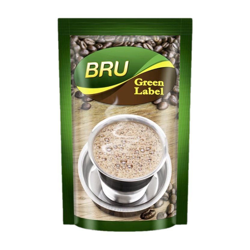 BRU Green Label Roast & Ground Coffee(200 g, Chicory Flavoured)