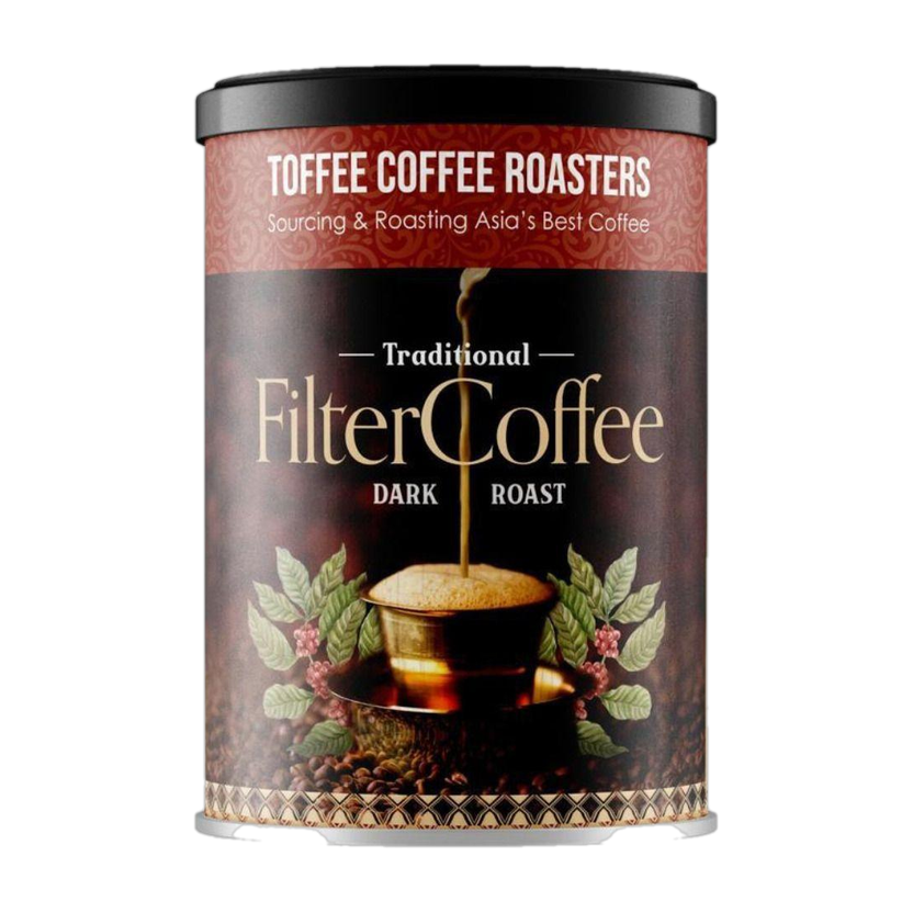 Toffee Coffee Roasters South India Traditional Specialty Blend Filter Coffee(200 g, Chicory, Pure Flavoured)