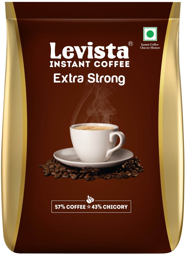 Levista Extra Strong Instant Coffee(1 kg, Chicory Flavoured)