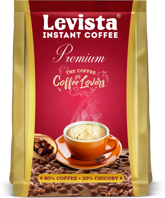 Levista Premium Chicory Mix 80:20 Instant Coffee(100 g, Chicory Flavoured)