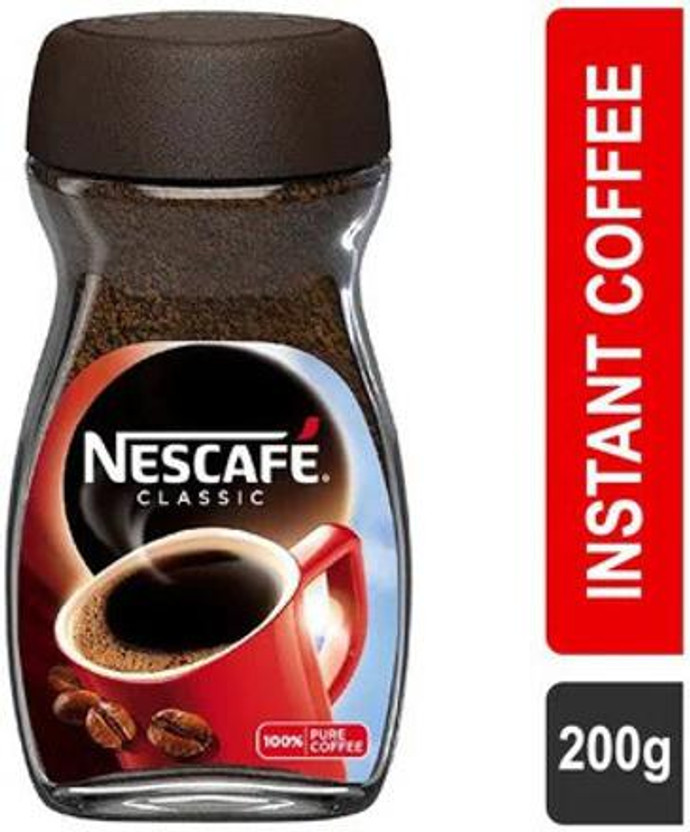 Nescafe Classic Coffee (IMPORTED) Roast & Ground Coffee(200 g, Pure Flavoured)