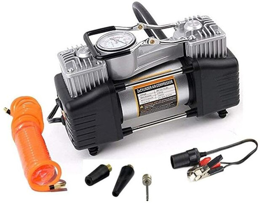 SHREVI IMPEX High Speed Double Cylinder Tyre Inflator Air Compressor Coil Spring Compressor