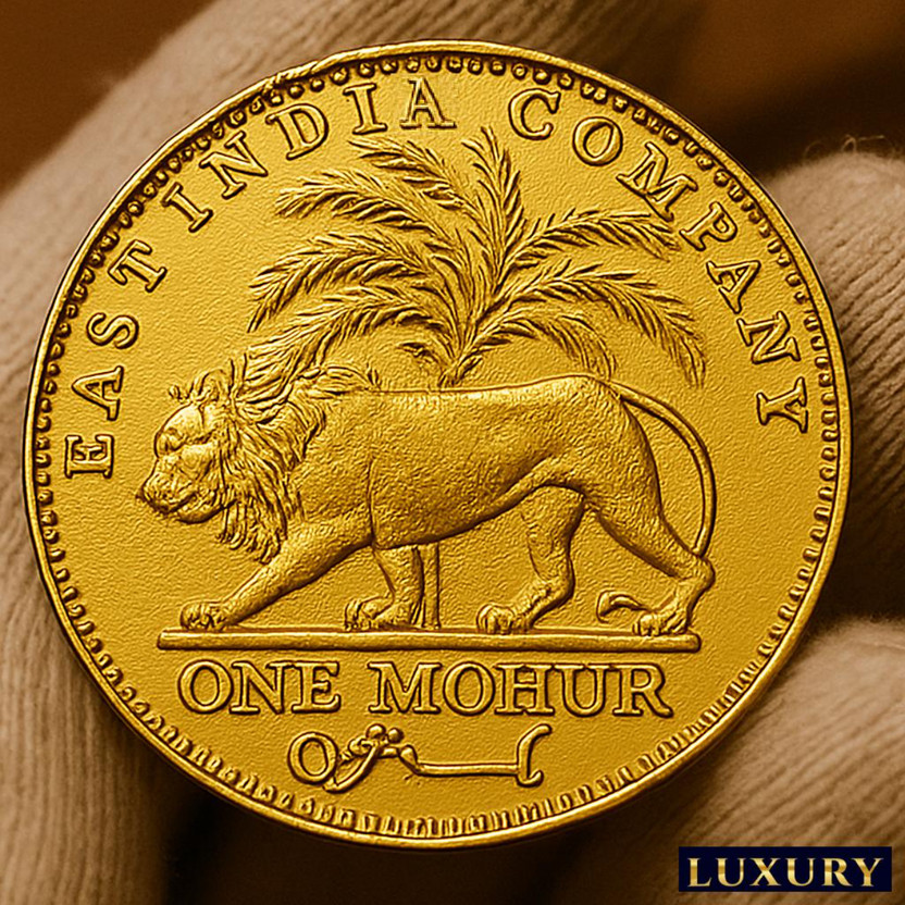 Luxury Rare 1 Mohur - Victoria Queen, British India old Most Demanded Gold-Plated Medieval Coin Collection(1 Coins)
