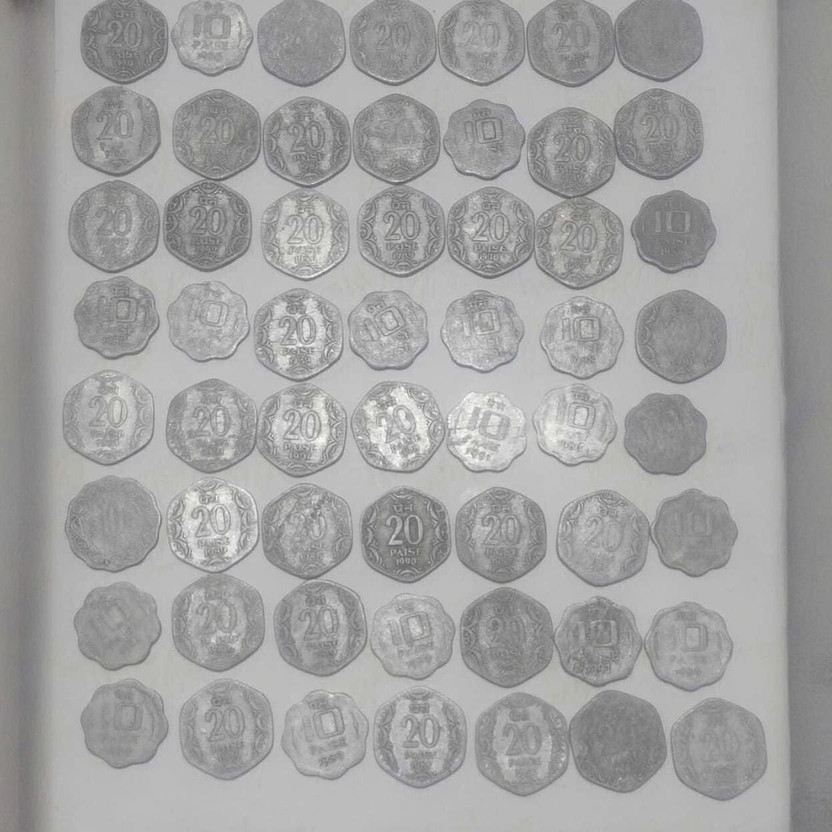 NUMISTENT NUMISTENT 5 10 20 PAISE FOR COLLECTION(PACK OF 100) Medieval Coin Collection(100 Coins) - Flipkart Deal