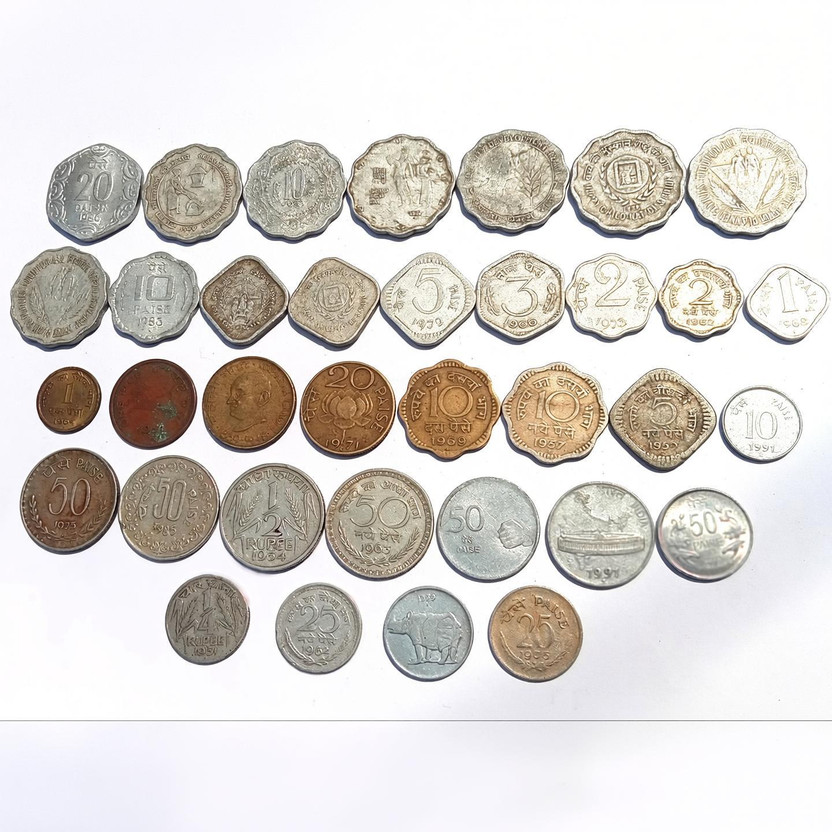 Naaz Naaz Rare Collection 35 Different Old Coin Modern Coin Collection(35 Coins) - Flipkart Deal