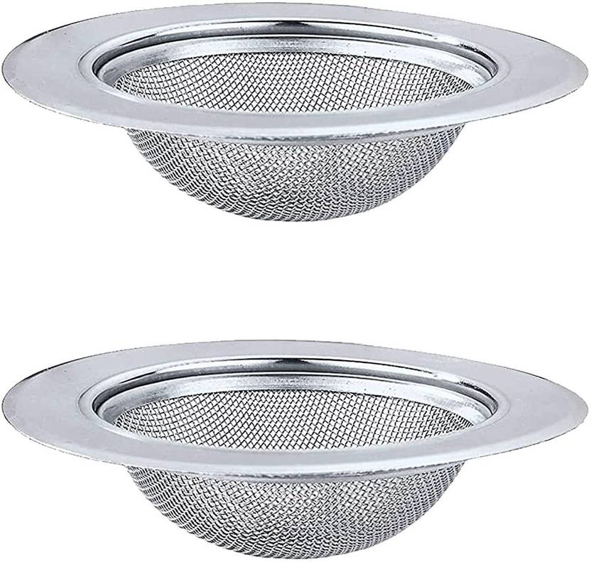 Omkar Enterprise Basin Stainless Steel Push Down Strainer Price in