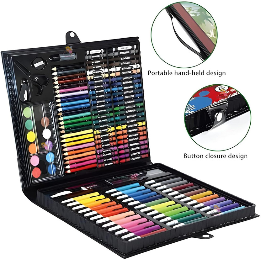 Drenza DRENZA, 150 pcs Color Set for Kids, Drawing Art Kit, Markers Art Drawing Kits Hexagonal Shaped Color Pencils(Set of 1, MULICOLOR)