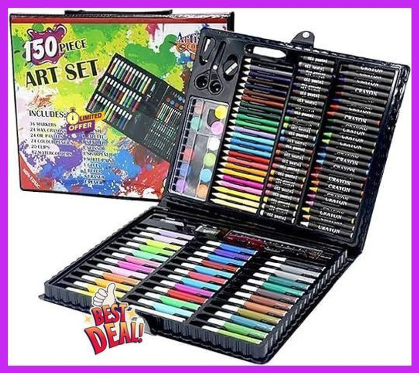 JPENTERPRISE Portable art Set ALL TYPE COLOUER Shaped Color Pencils(Set of 1, Multicolor)