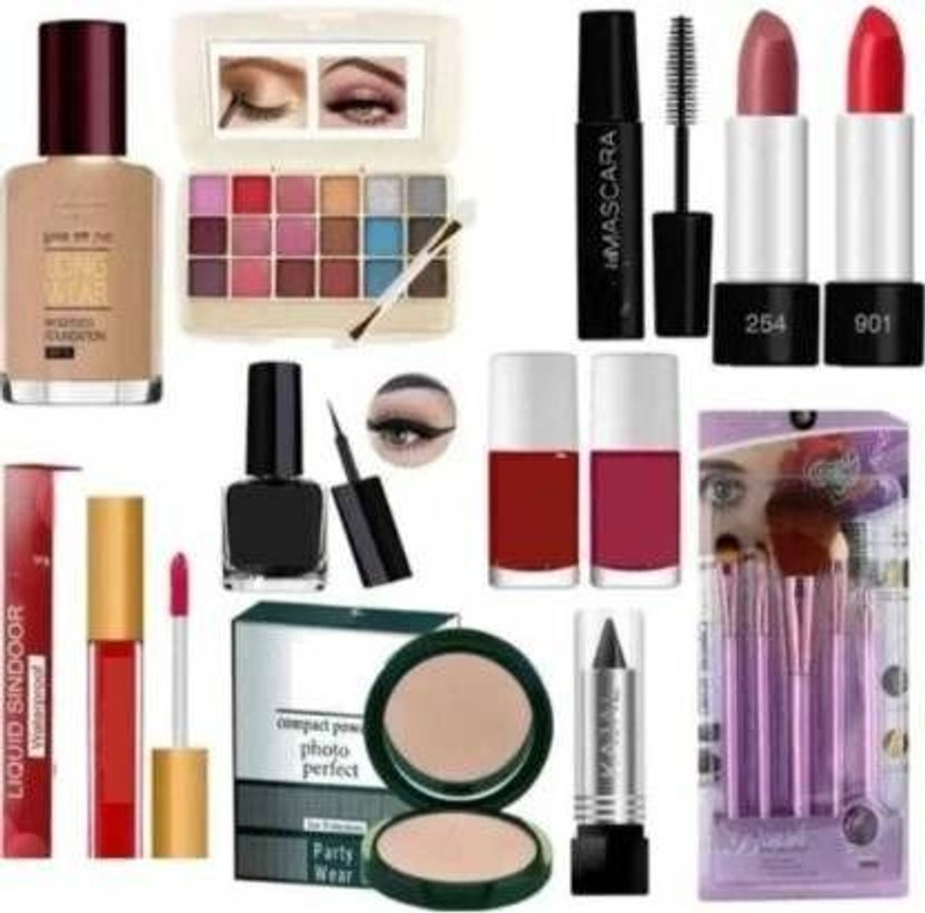 FUSION FLY All in one daily use face makeup combo for womenFF(12 Items in the set)
