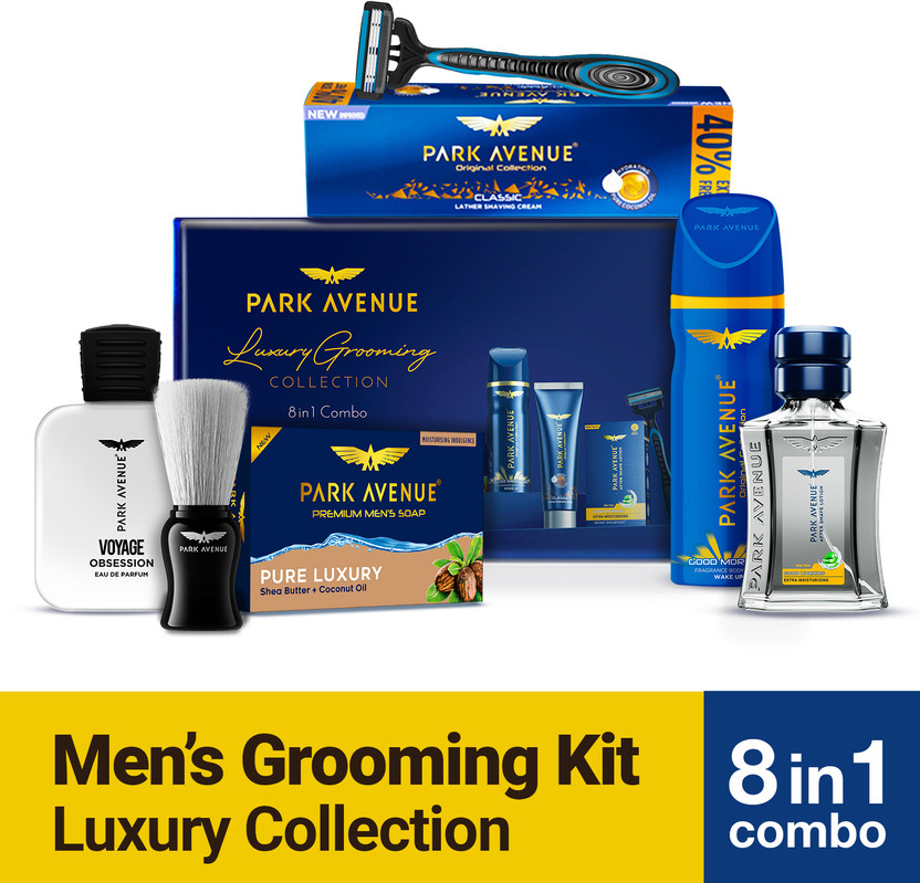 PARK AVENUE Luxury Grooming Kit for Men(8 Items in the set)