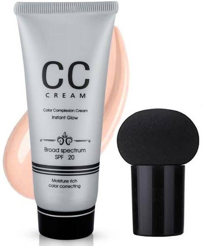 MYEONG Instant Glow CC Cream And Mushroom Makeup Blender Price in India