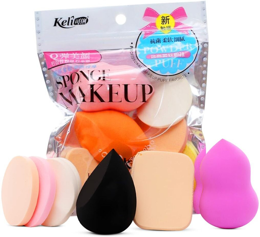 OCTAVIA "6 Pcs Beauty Blender Sponge Set, Makeup Puff for Liquid, Cream & Powder"