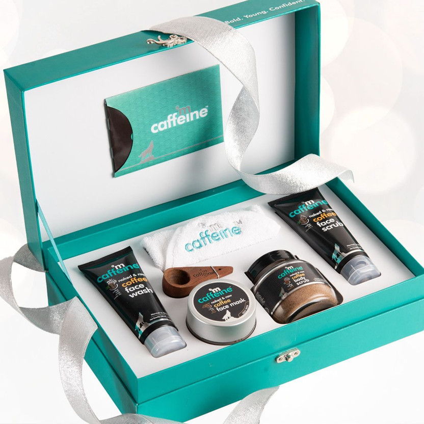 mCaffeine mCaffeine Mood Coffee Skin Care | All Ages & Skin Types | Natural Products | Gift set(4 Items in the set) - Flipkart Deal