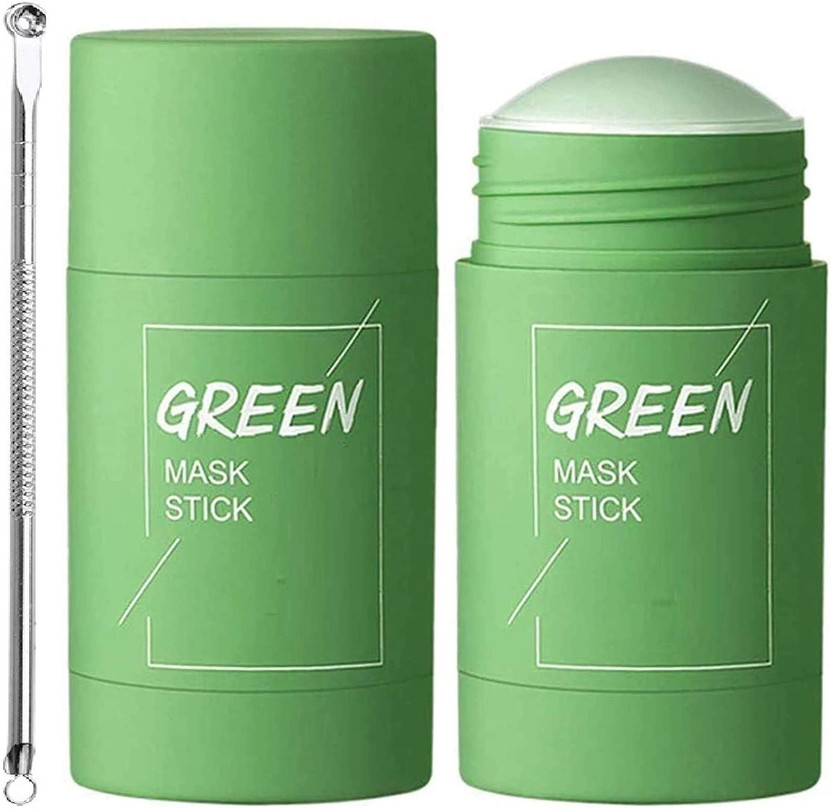 Yuency Green Tea Facial Detox Mud Mask Acne Pimple Remover Tool(2 Items in the set)