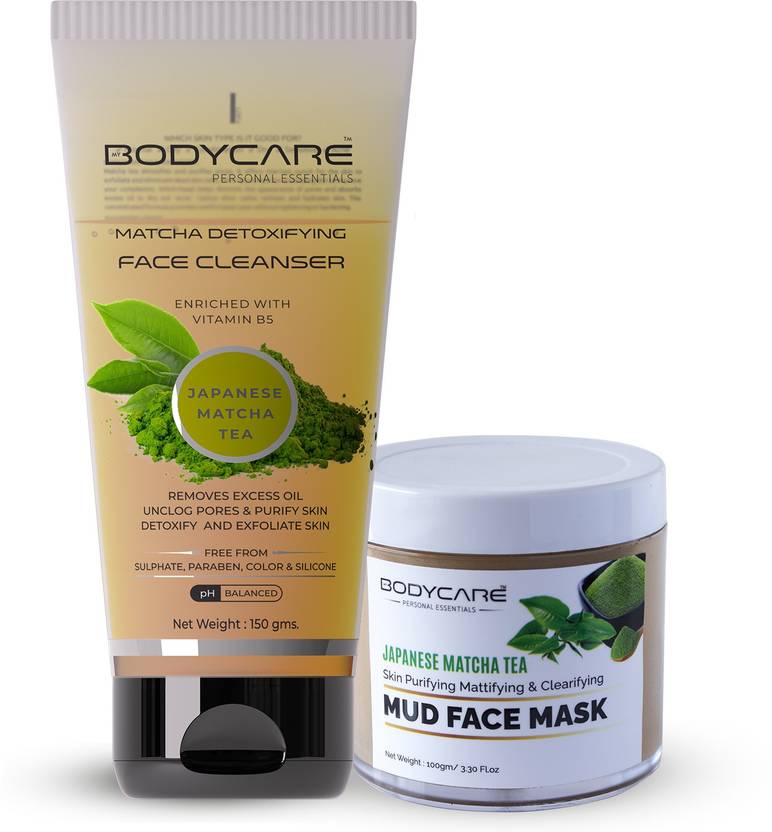 MY BODYCARE Detoxifying Japanese Matcha Green Tea Face Wash & Mud Face