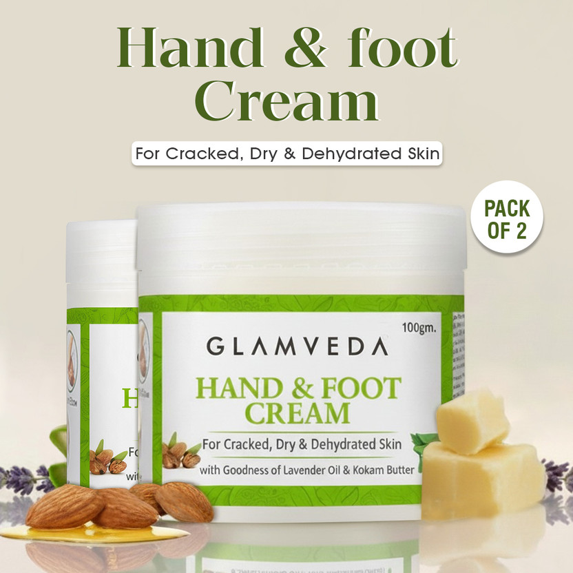 GLAMVEDA Hand & Foot Crack Cream Pack Of 2(2 Items in the set)