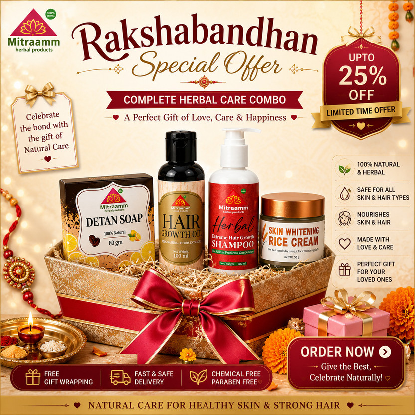 Mitraamm Mitraamm Herbal Products Raksha Bandhan Herbal Combo Kit(1 Items in the set) - Flipkart Deal