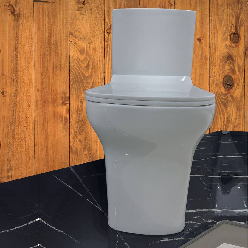 Glexero Syphonic One Piece Toilet/Floor Mount Toilet Western Commode