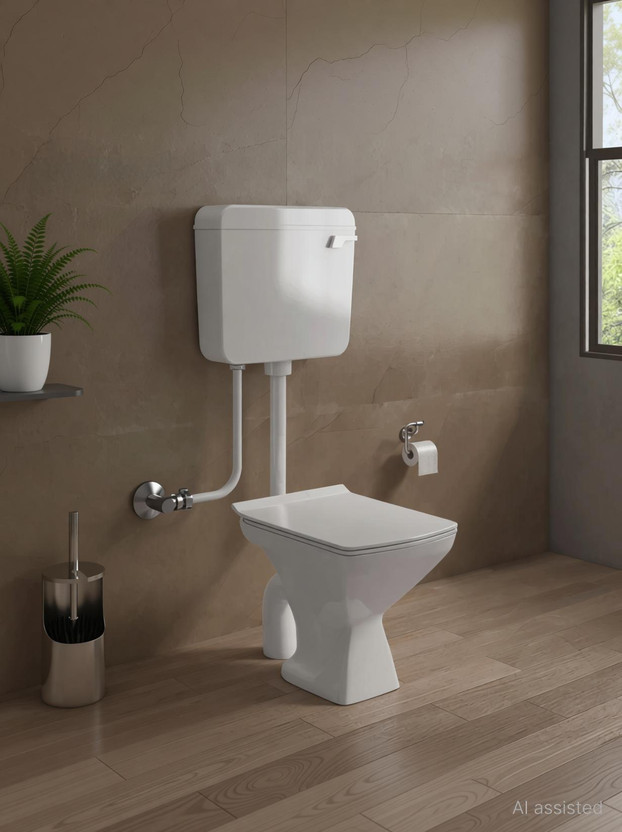 clayplus clayplus CERAMIC Floor Mounted Western Toilet Commode With Flush Tank CERAMIC Floor Mounted Western Toilet Commode With Flush Tank Western Commode(WHITE) - Flipkart Deal