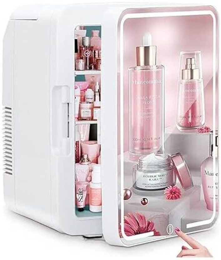 Silk bloom BEAUTY MINI FRIDGE 4L BEAUTY MINI FRIDGE 4L 4 L Compact Refrigerator(Multicolor)