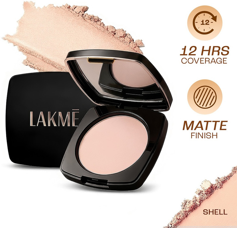 Lakmé Forever Matte  Compact(Shell, 9 g)