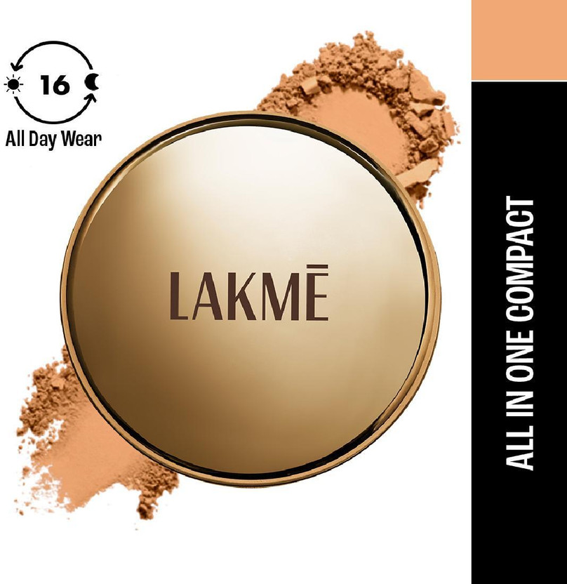 Lakmé 9 to 5 Matte Powder Foundation Compact(Natural Light, 9 g)