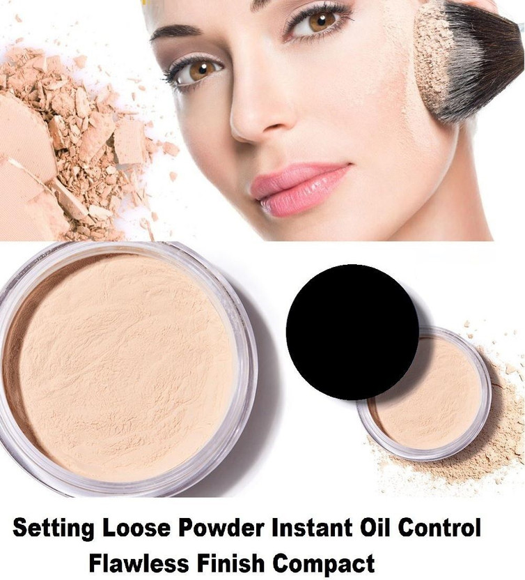 Amaryllis Best Face Finish Setting Makeup Loose Powder  Compact(NATURAL BEIGE, 15 g)