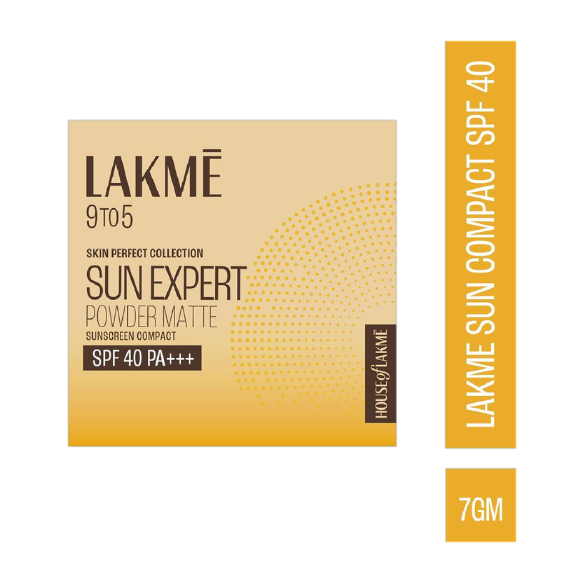 Lakmé Sun Expert Ultra Matte SPF 40 PA+++ Compact(Beige, 7 g)