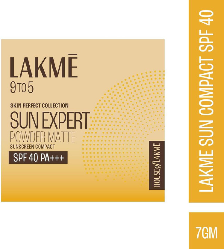 Lakmé Sun Expert Ultra Matte SPF 40 PA+++ Compact(Beige, 7 g)