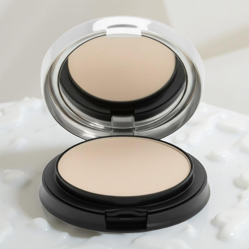 My Face True Nature Double Layered Compact Powder Waterproof Face Makeup Oil Control Oil-Free Compact(Ivory, 50 g)
