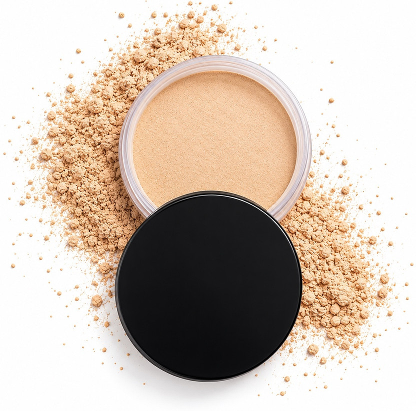 USBK Loose Face Powder for Velvet Smooth Texture and Matte Makeup Look Compact(BEIGE, 15 g)