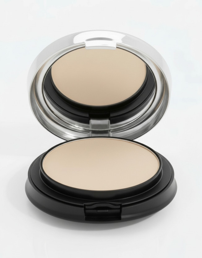 My Face True Nature Compact Powder for Women Face Makeup Waterproof Double Oil Control Compact(Ivory, 50 g)
