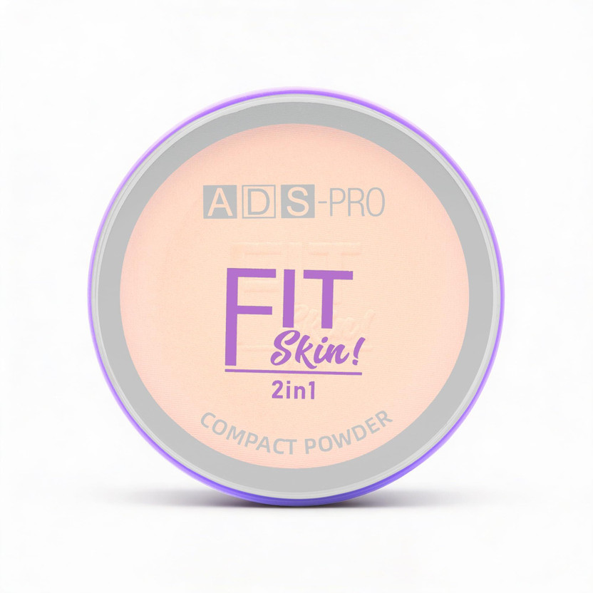 ADS-PRO Fit Skin 2in1 Compact Powder Matte Finish Oil Control Face Makeup (Shade 03) Compact(Beige, 36 g)