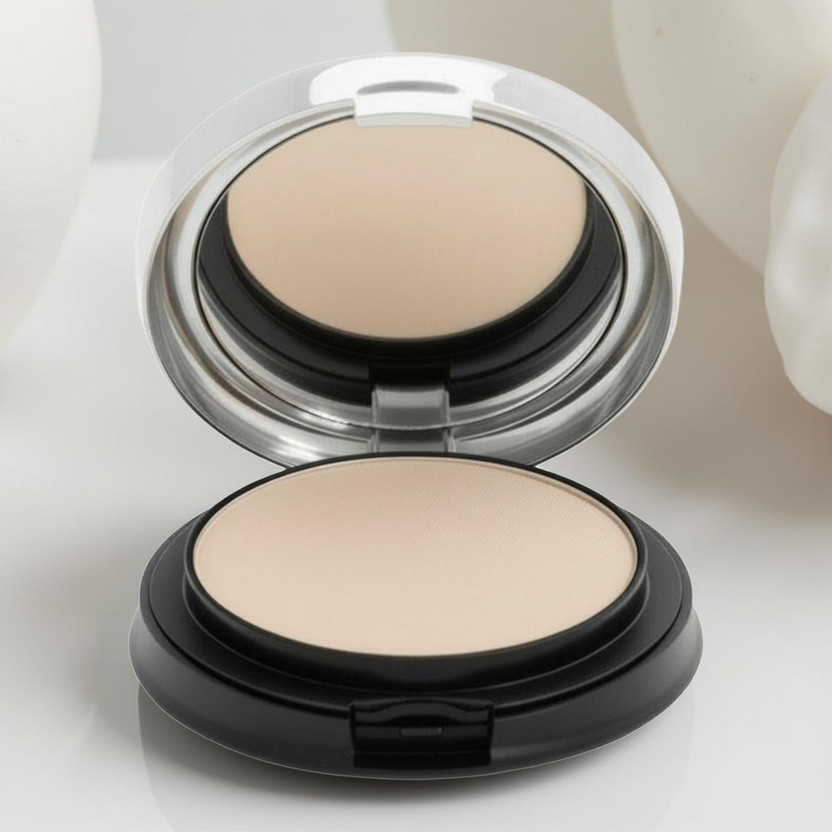 My Face True Nature Oil Control Compact Face Powder Waterproof Face Makeup Double Layered Powder Compact(Ivory, 50 g)