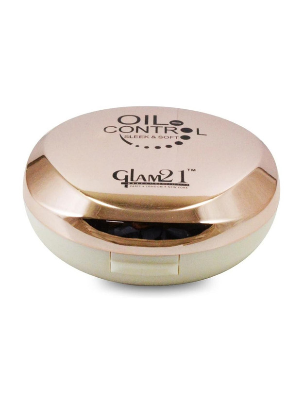 Glam21 Oil Control Correction compact Powder CP8007 with Kajal Compact(Golden Sand, 18 g)