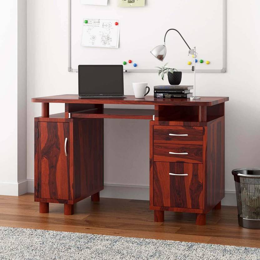 Mamata Wood Decor Computer table, study table, table sheesham wood (Pre