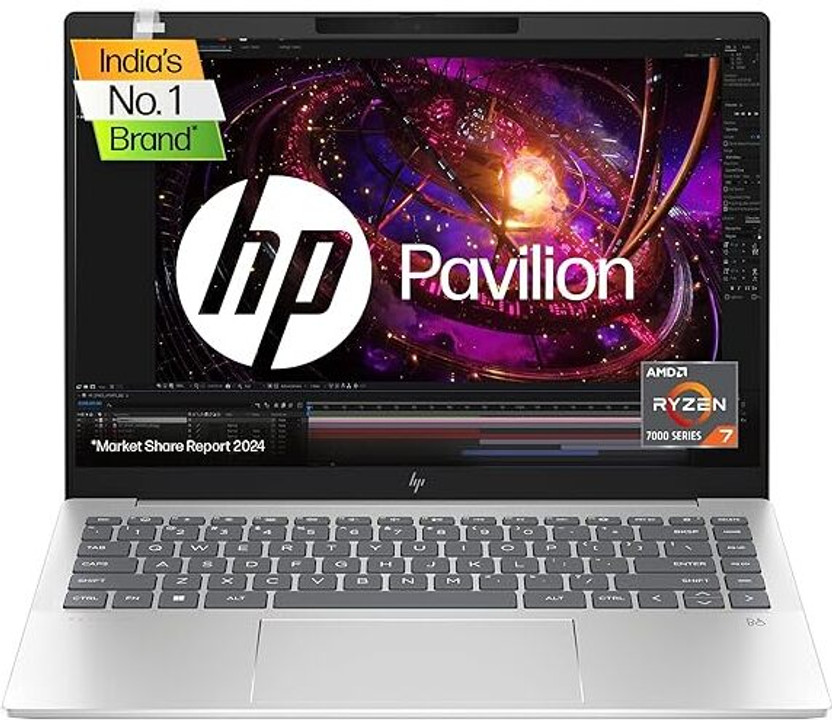 HP HP Pavilion Plus AMD Ryzen 7 7th Gen 7000 - (16 GB/1 TB SSD/Windows 11 Home) 14-ey0789AU Thin and Light Laptop(14 inch, Natural Silver, 1.44 kg, With MS Office) - Flipkart Deal